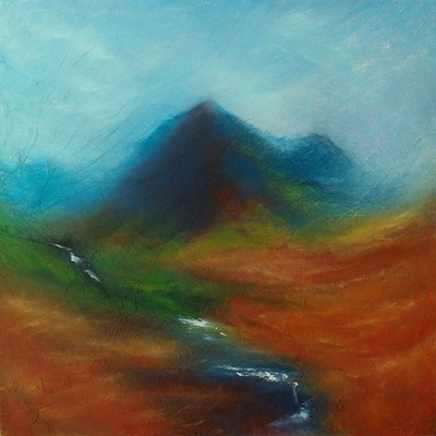 Cuillin mountain landscape painting